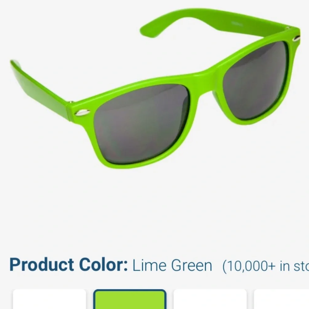 Urban Outfitters Men’s Women’s Lime Green Sunglasses